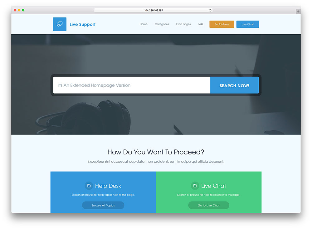 Wordpress Theme Knowledge Base And Ticketing Support